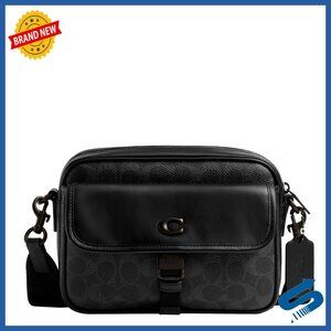 Vintage-Inspired Camera Bag, Pebble Leather, Crossbody Satchel